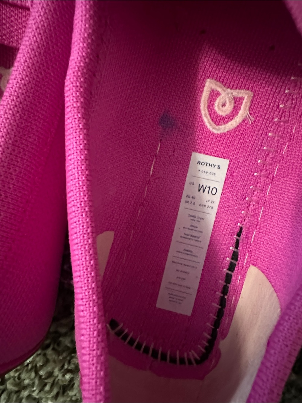Rothy's The Driver - Dragon Fruit - size 10 - Picture 8 of 9